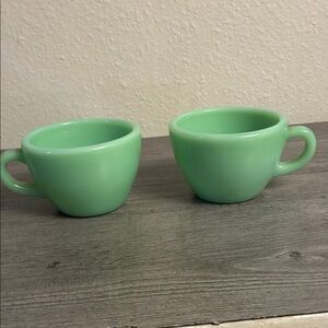 Mint Green Ceramic Coffee Cups